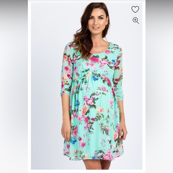 ‼️SOLD‼️ Pink blush Maternity Dress - Picture 10 of 12